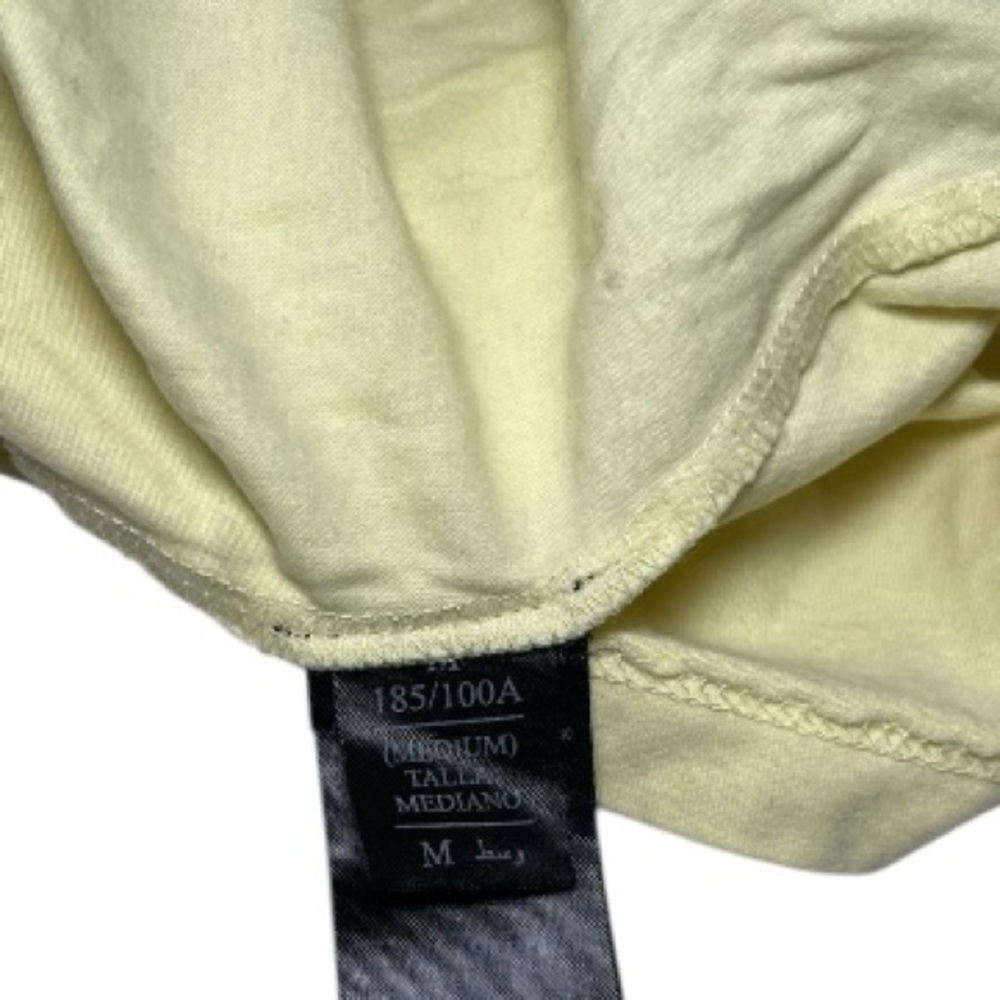 Gently Used- All Saints Yellow Slim Fit Short Sleeve Tee Size M - Picture 5 of 8